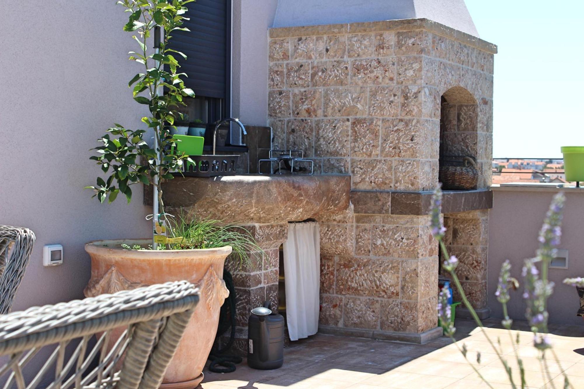 Apartment Garden Terrace Zadar Exterior foto
